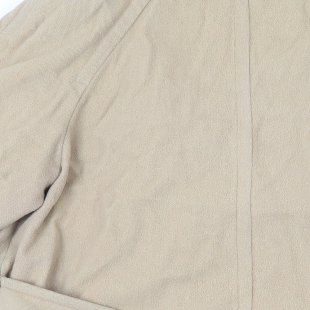 Womens UK Size 14 St Michael Beige Pea Coat