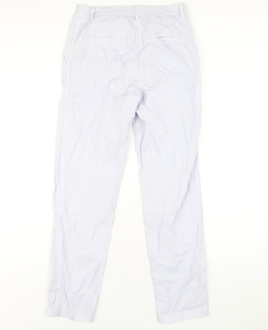 Womens UK Size 6 Marks and Spencer Regular Fit Purple Trousers