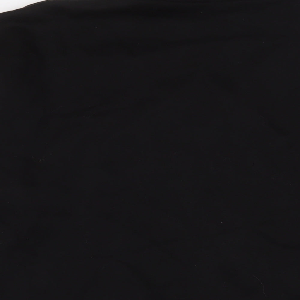 Womens UK Size L Boohoo Black Pullover Sweatshirt