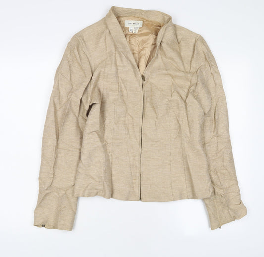 Womens UK Size 16 Zara Beige Jacket