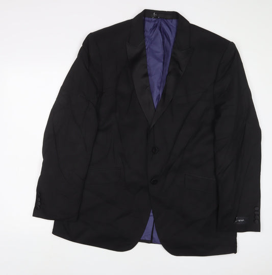 Mens UK Size 42 Autograph Regular Black Suit Jacket