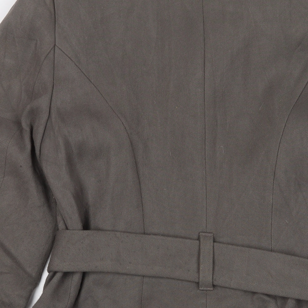 Womens UK Size 14 Marks and Spencer Grey Overcoat