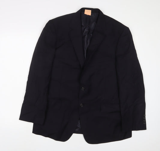 Mens UK Size 42 Autograph Regular Blue Suit Jacket