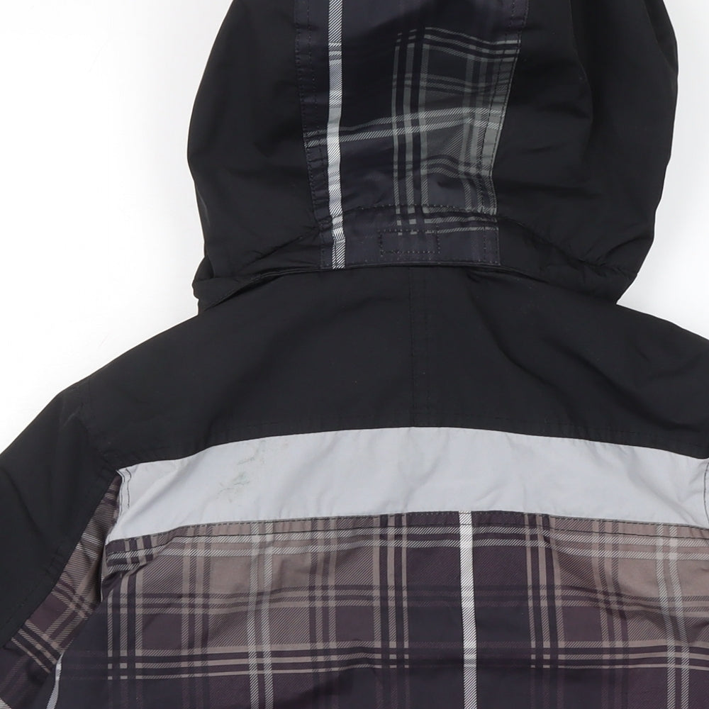 Free Country Boys Black Anorak Coat Size S Zip
