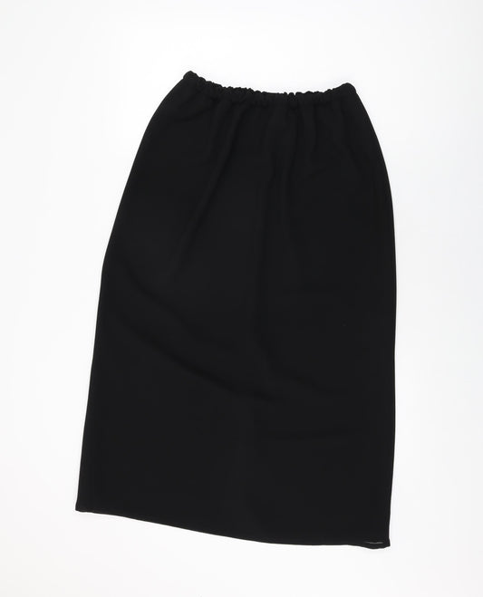 Godske Womens Black Polyester Straight & Pencil Skirt Size 16