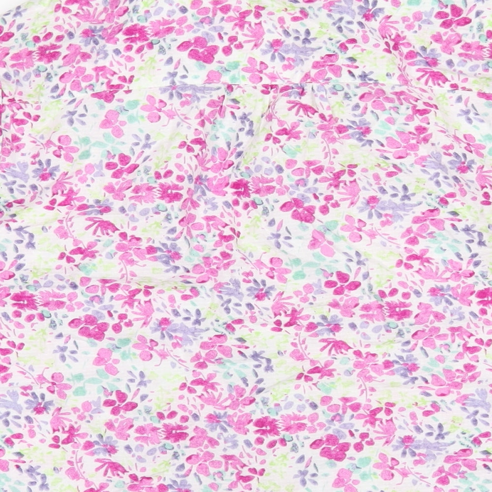 Womens UK Size 12 Marks and Spencer Multicoloured Basic Button-Up