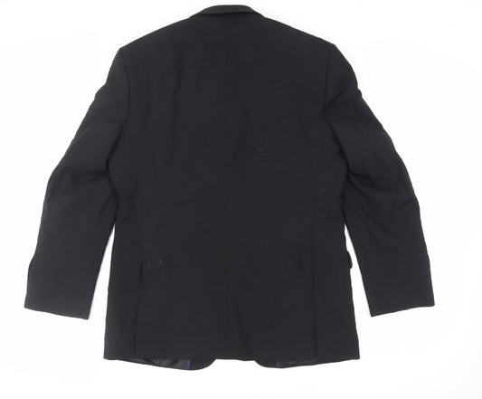 Mens UK Size 42 Tom English Regular Black Suit Jacket