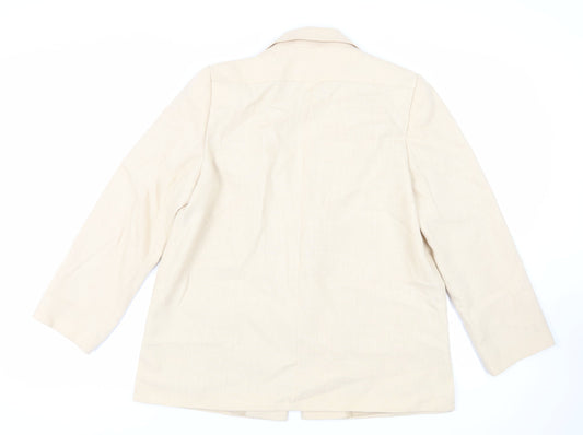 Womens UK Size 16 St Michael Ivory Jacket
