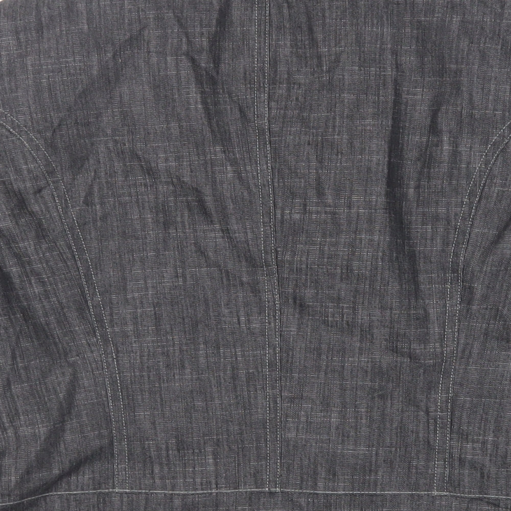 Gerry Weber Womens Grey Jacket Size 10 Zip