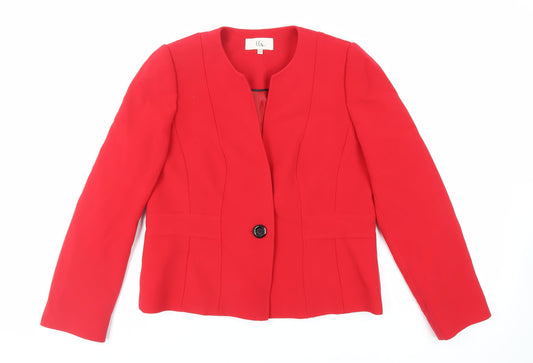 Womens UK Size 14 CC Red Jacket
