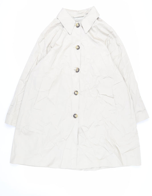 Womens UK Size 18 Marks and Spencer Beige Pea Coat