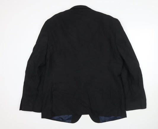 Mens UK Size 44 NEXT Regular Black Suit Jacket