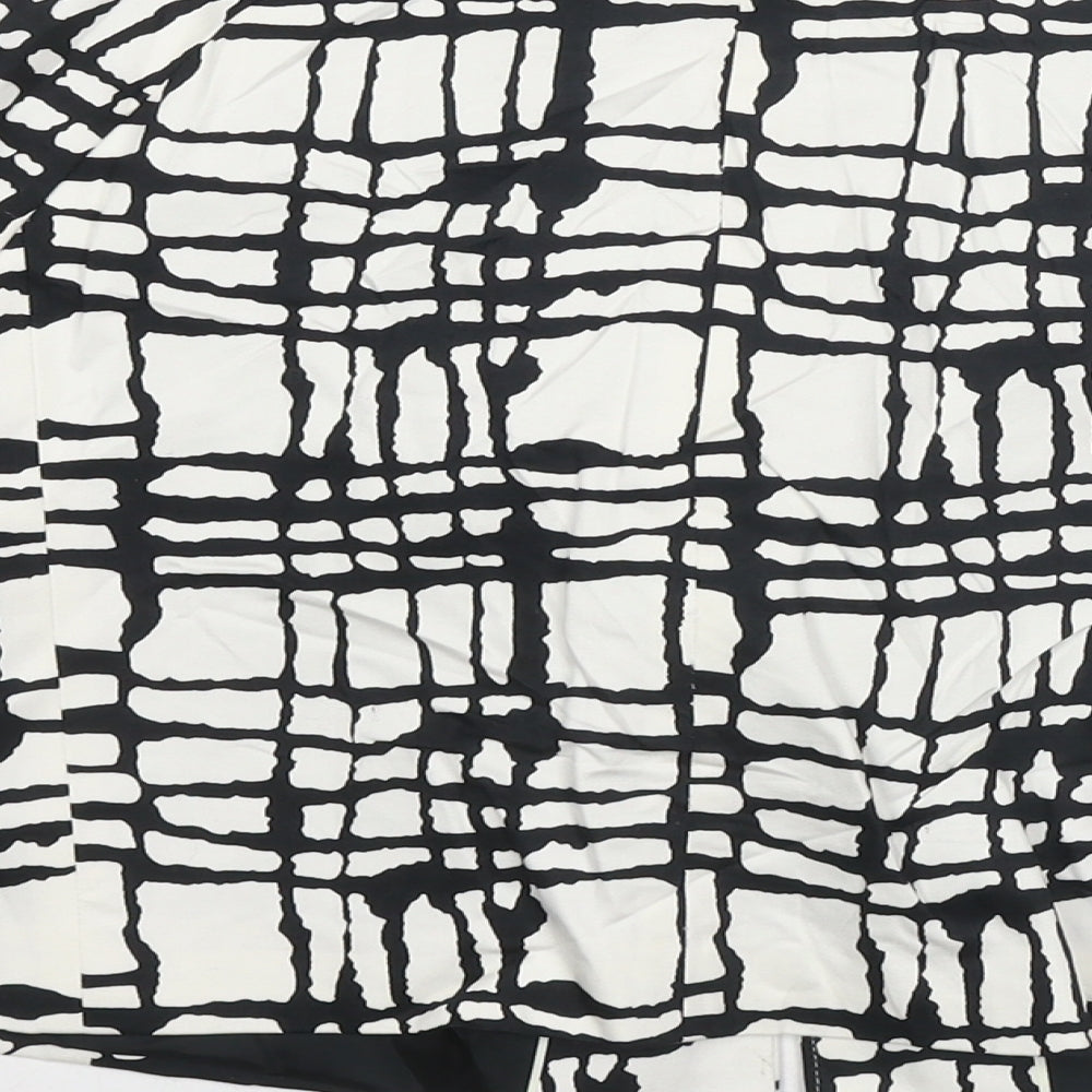 Principles Womens White Jacket Blazer Size 10 Hook & Eye