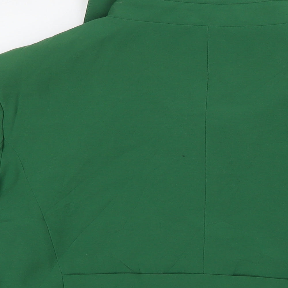 Autograph Womens Green Pea Coat Coat Size 20 Button