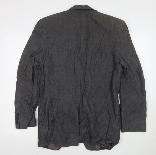 Mens UK Size 40 Marks and Spencer Regular Grey Suit Jacket