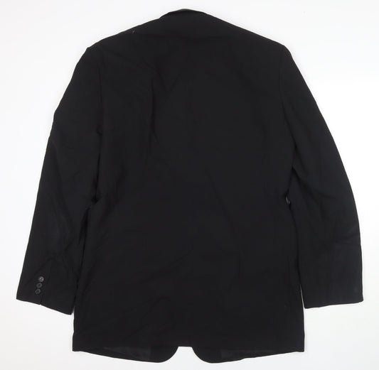Mens UK Size 42 Marks and Spencer Regular Black Suit Jacket