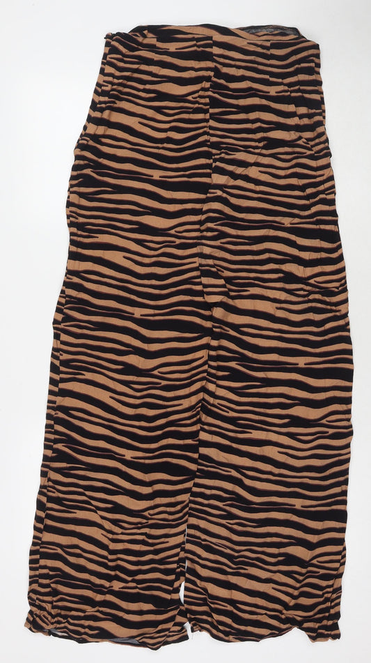 Womens UK Size 12 Oasis Regular Fit Multicoloured Trousers