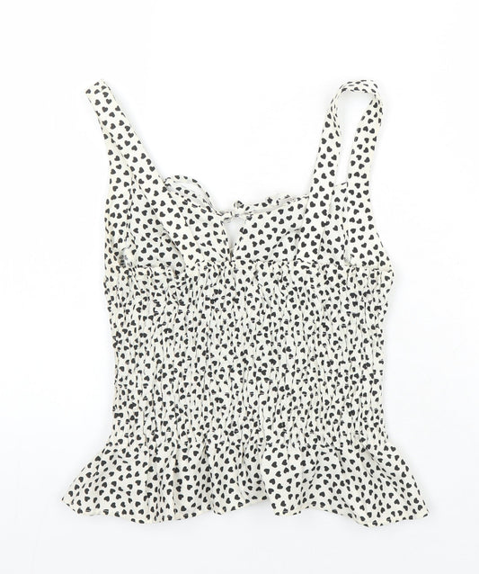 Womens UK Size 6 Topshop Multicoloured Camisole Blouse