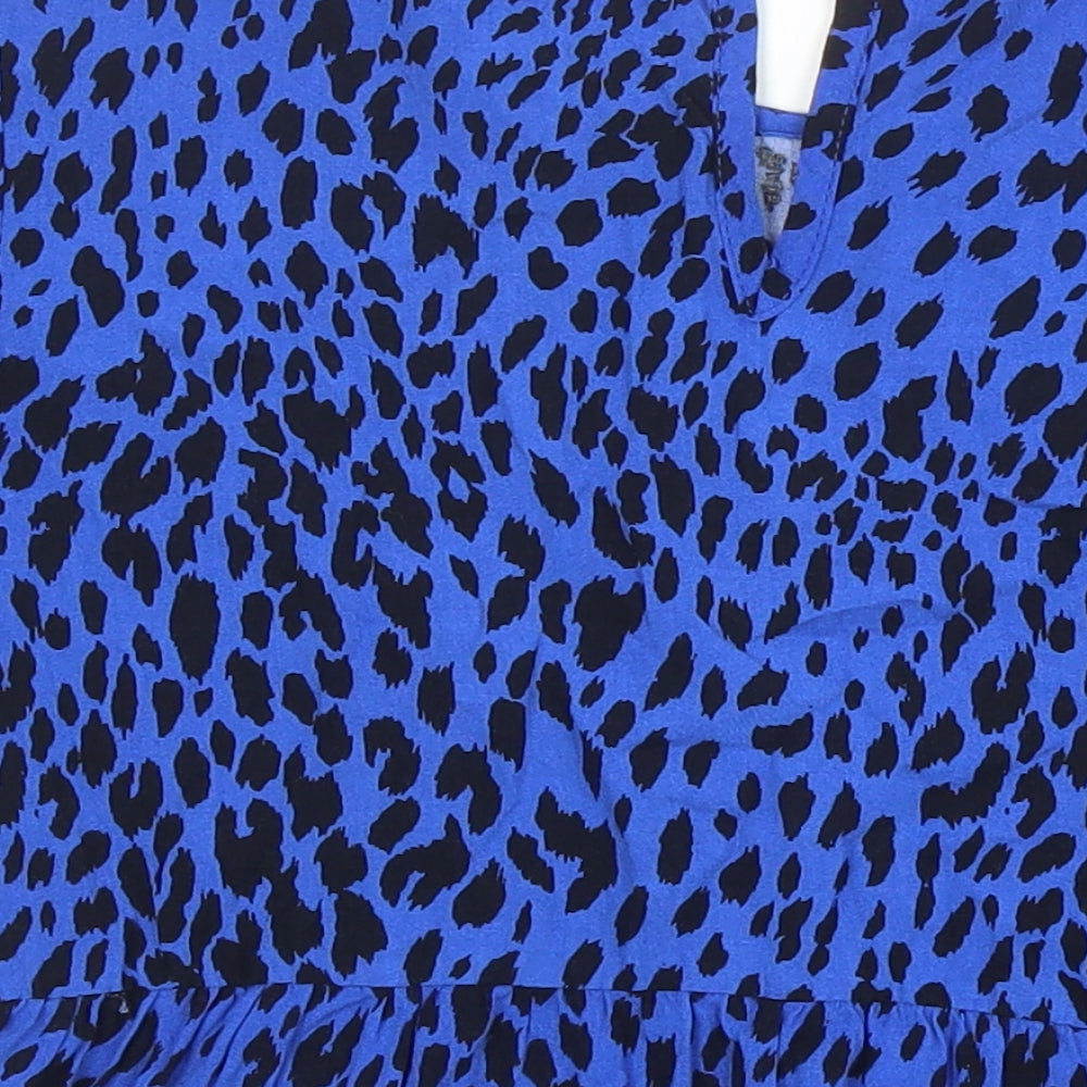 Womens UK Size 8 New Look Multicoloured Tunic Blouse