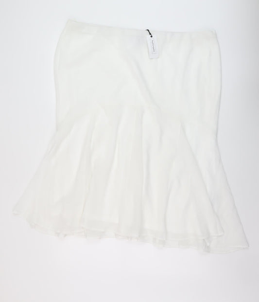 Womens UK Size 24 Nightingales A-Line Chiffon Skirt