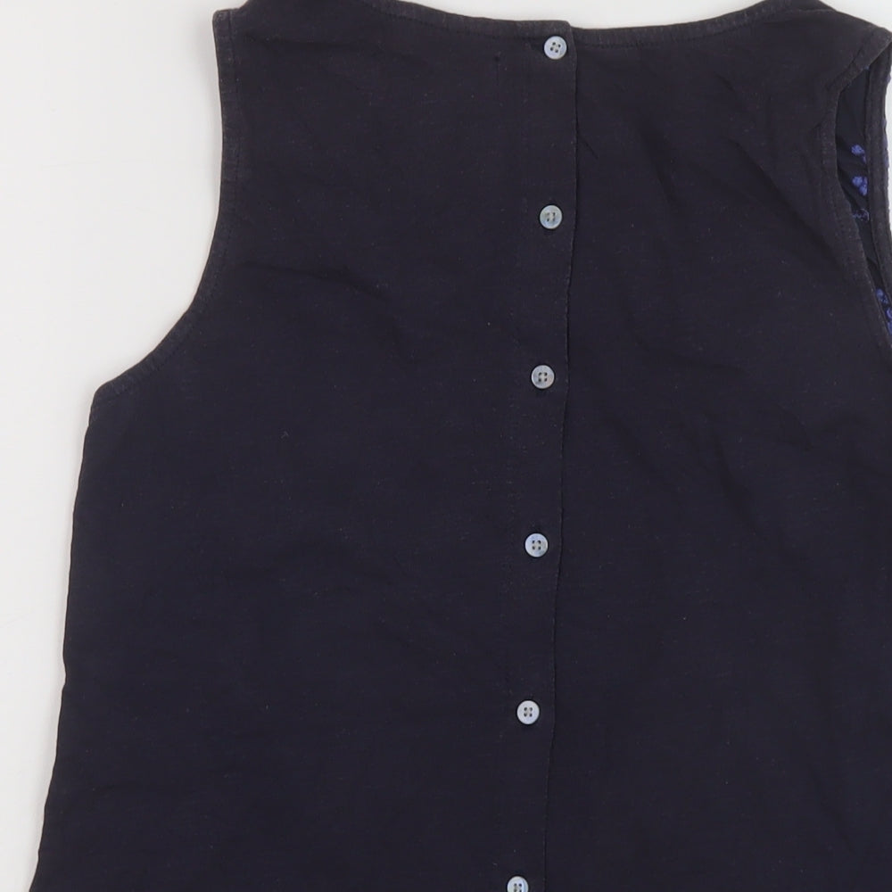 Womens UK Size 10 NEXT Blue Basic Tank