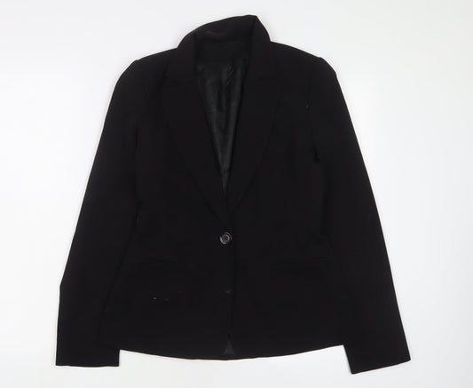 Womens UK Size 10 Topshop Black Jacket