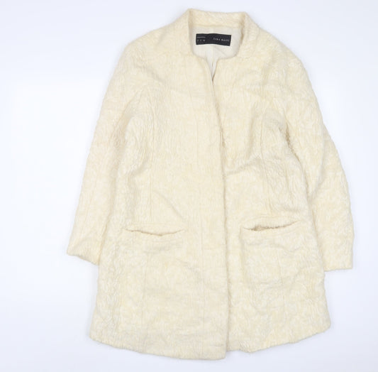 Womens UK Size L Zara Beige Jacket