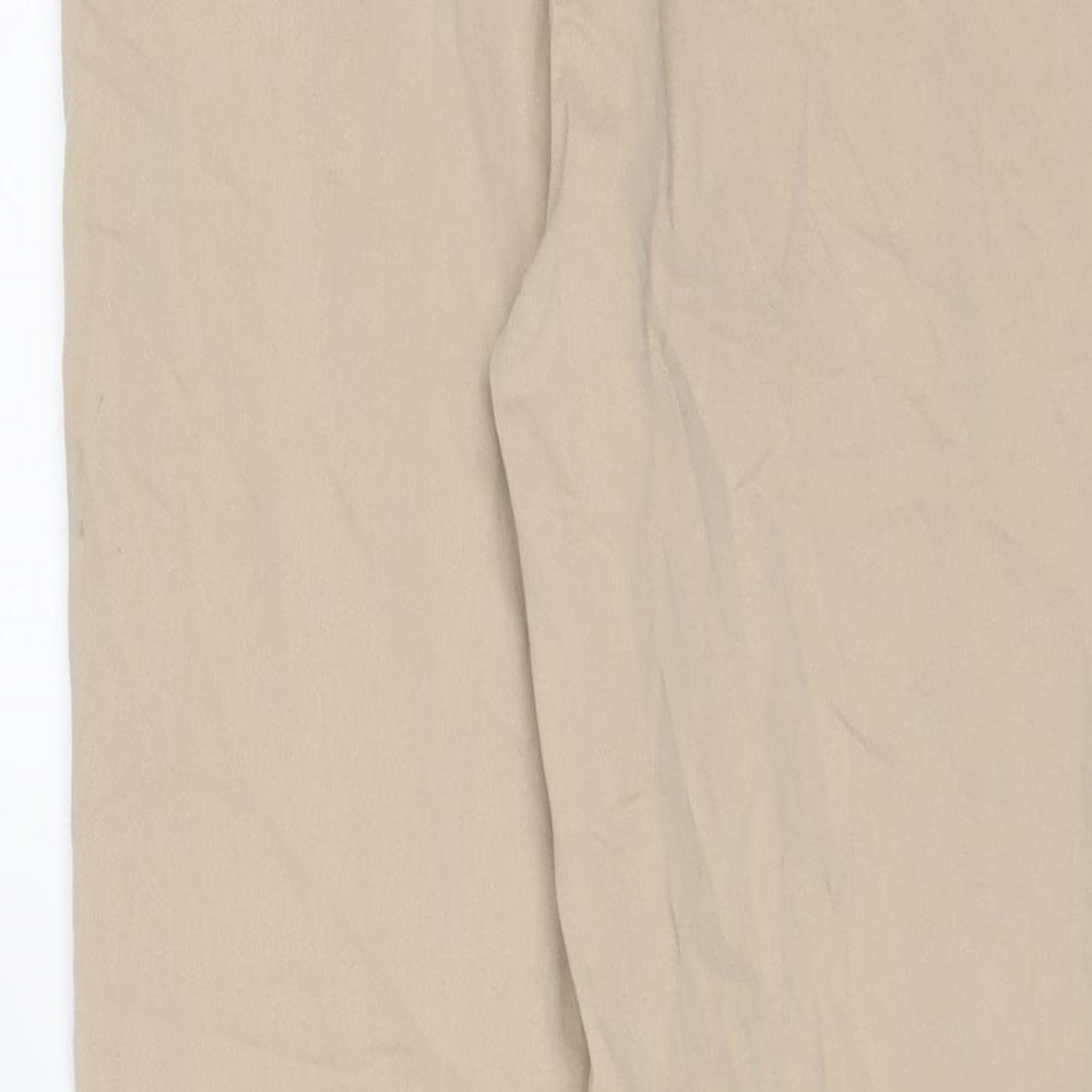 Denim & Co. Womens Beige Cotton Skinny Jeans Size 8 L30 in Regular Zip