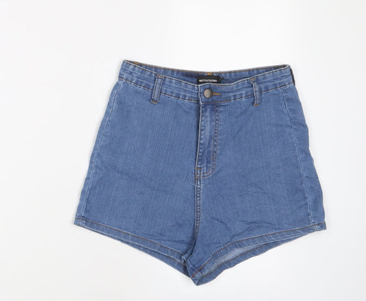 Womens UK Size 8 PRETTYLITTLETHING Regular Fit Basic Shorts