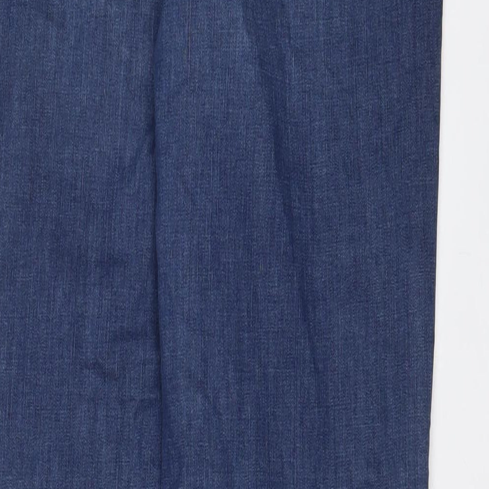 Womens UK Size 10 Marks and Spencer Regular Fit Tapered Blue Jeans