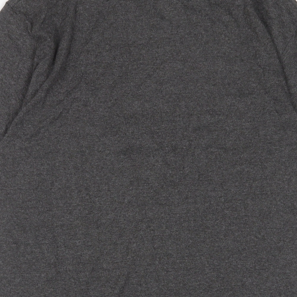 Team Apparel Mens Red Cotton T-Shirt Size M Crew Neck