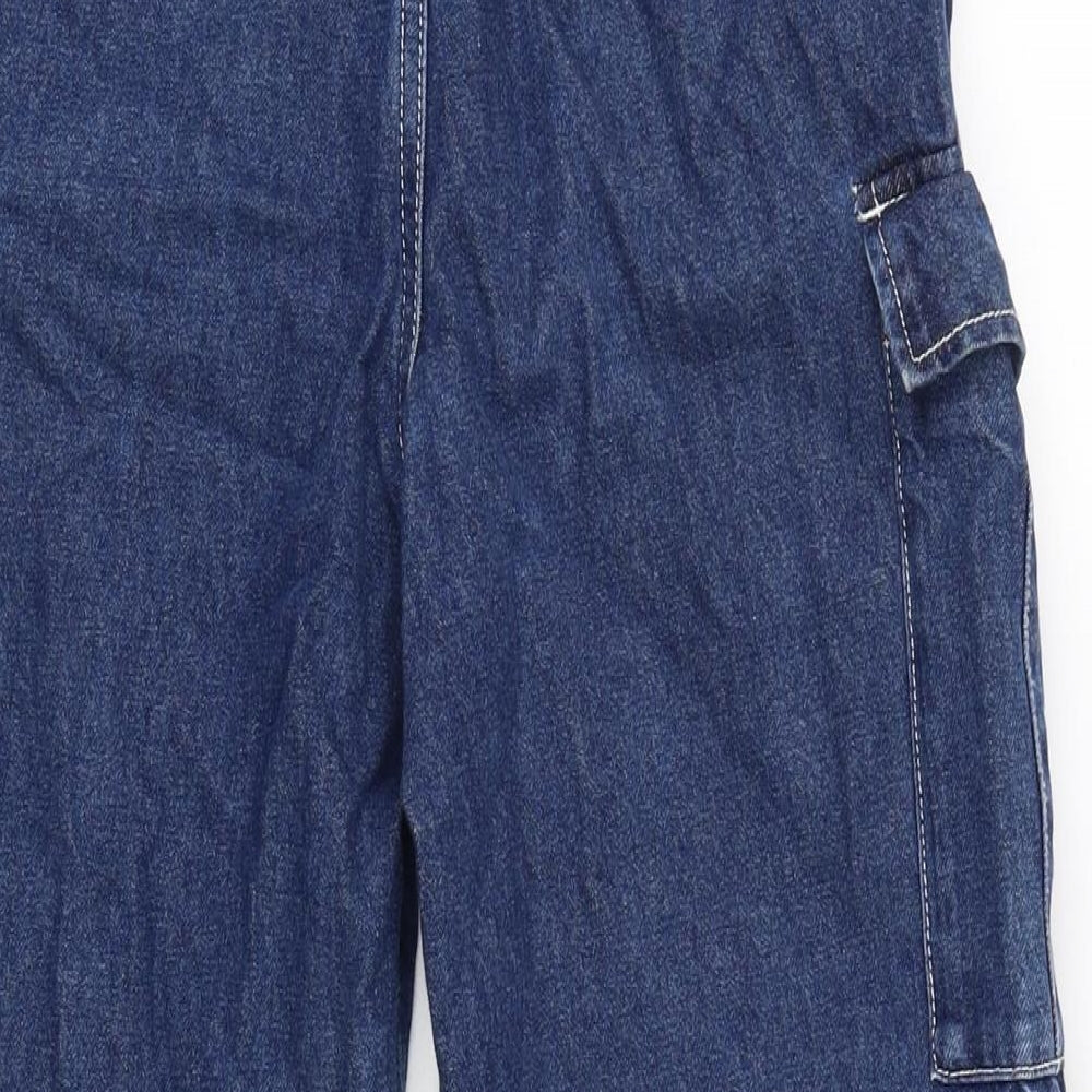Mens UK Size 26 in PEACEBIRD Regular Fit Tapered Blue Jeans