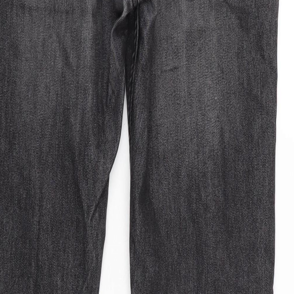 Mens UK Size 32 in Denim & Co. Regular Fit Skinny Grey Jeans