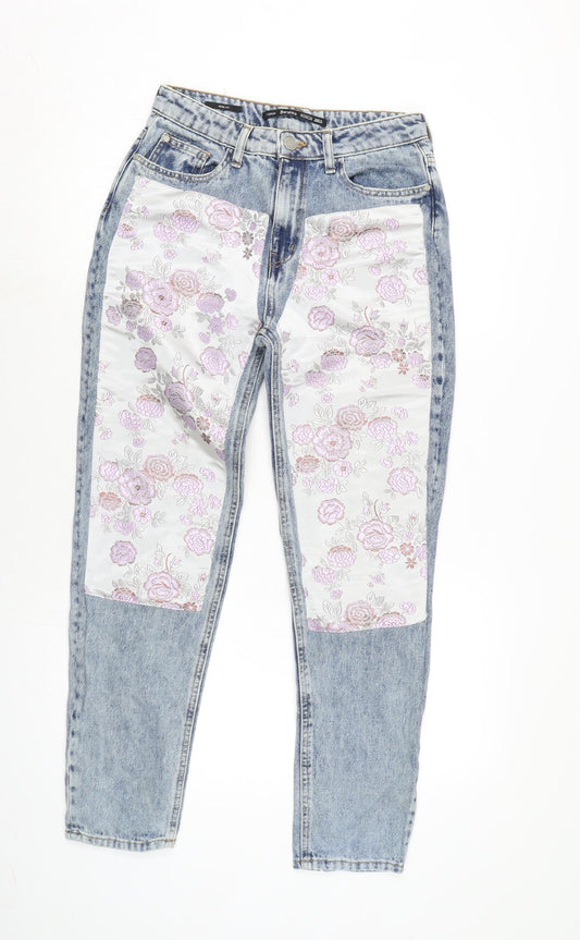 Womens UK Size 6 Berksha Regular Fit Straight Blue Jeans