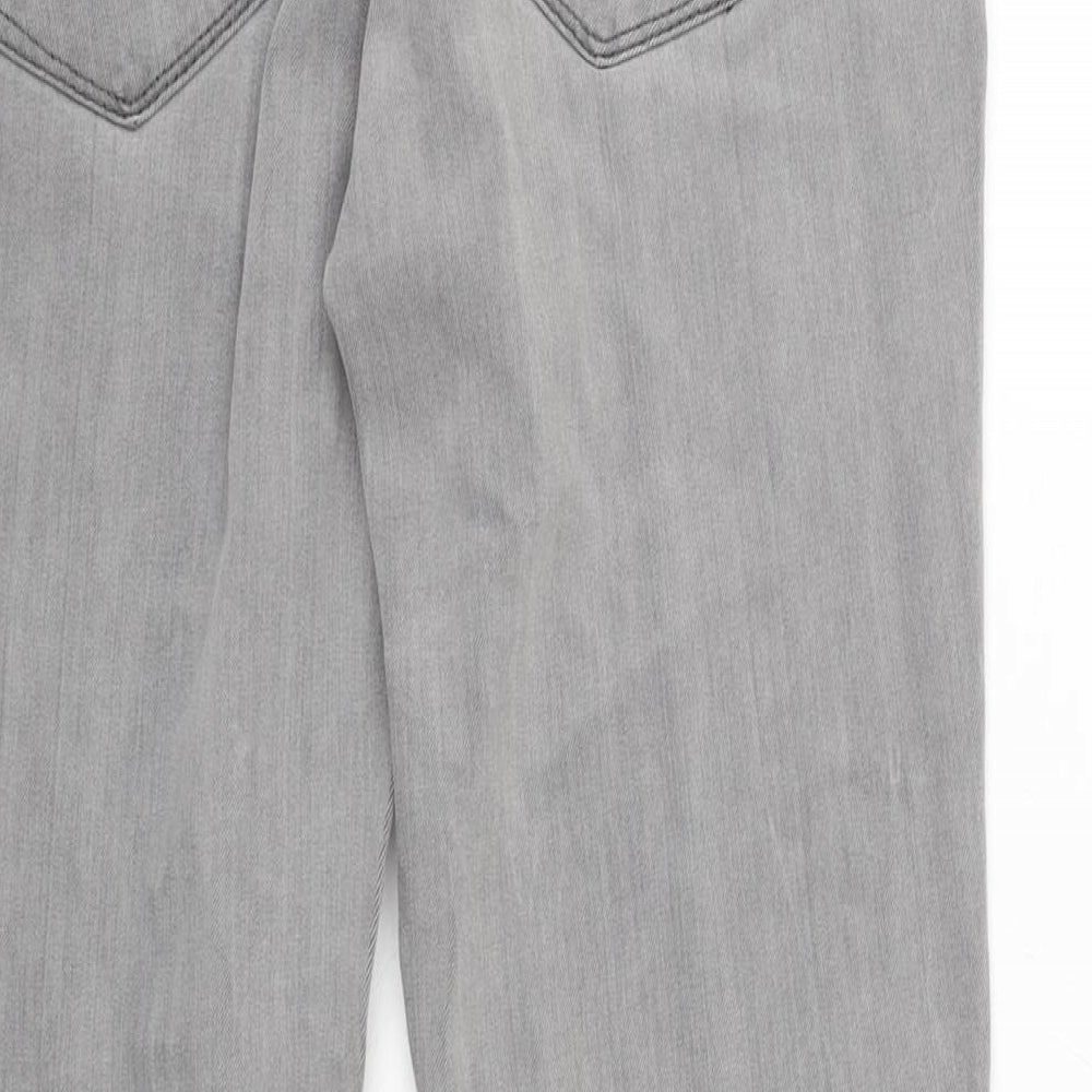 Levi's Womens Grey Cotton Blend Skinny Jeans Size 33 in L30 in Regular Zip