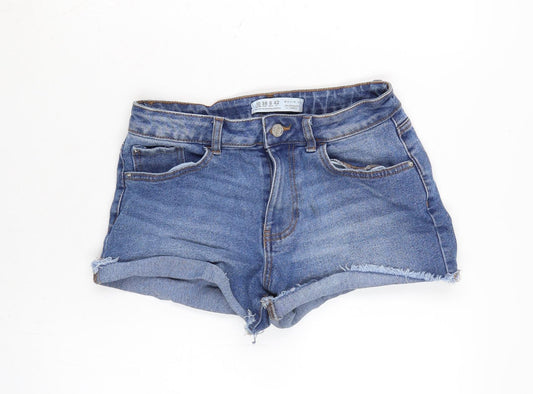 Womens UK Size 10 Denim & Co. Regular Fit Cut-Off Shorts
