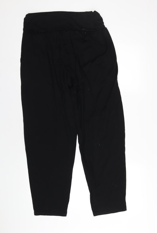 Womens UK Size 14 bonprix Regular Fit Black Trousers