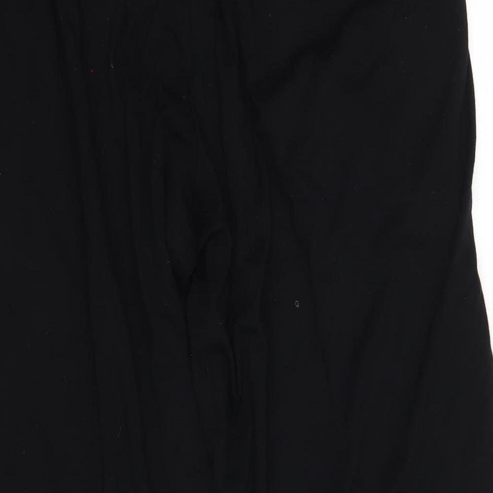 Womens UK Size 14 bonprix Regular Fit Black Trousers