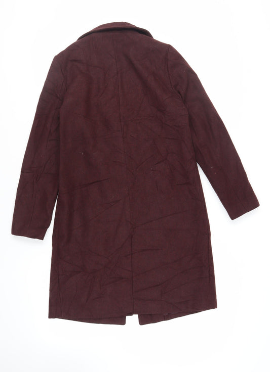 Womens UK Size 8 New Look Purple Overcoat