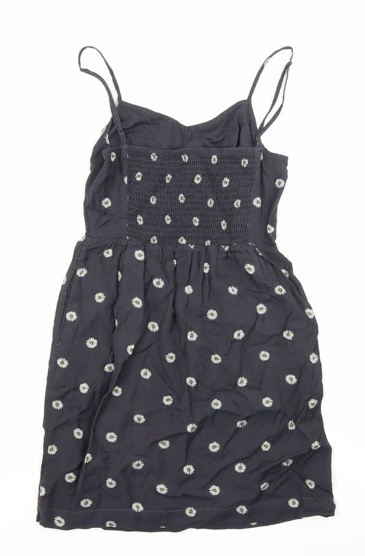 Jack Wills Womens Multicoloured Floral Viscose Shift Size 6 Sweetheart