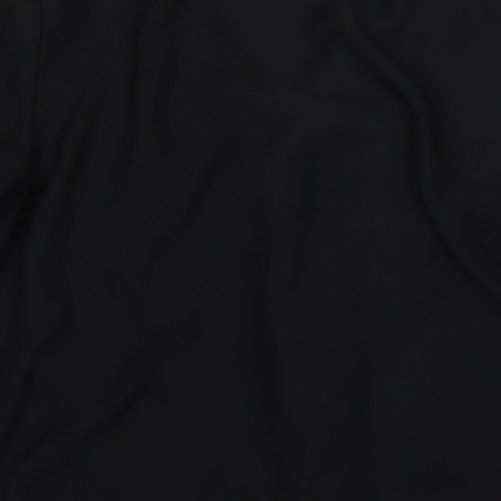 Womens UK Size 12 Warehouse Black Kimono Coat