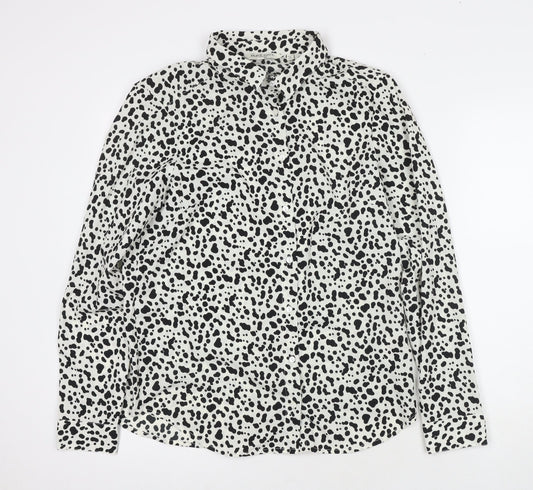 Womens UK Size S Brave Soul Multicoloured Basic Button-Up