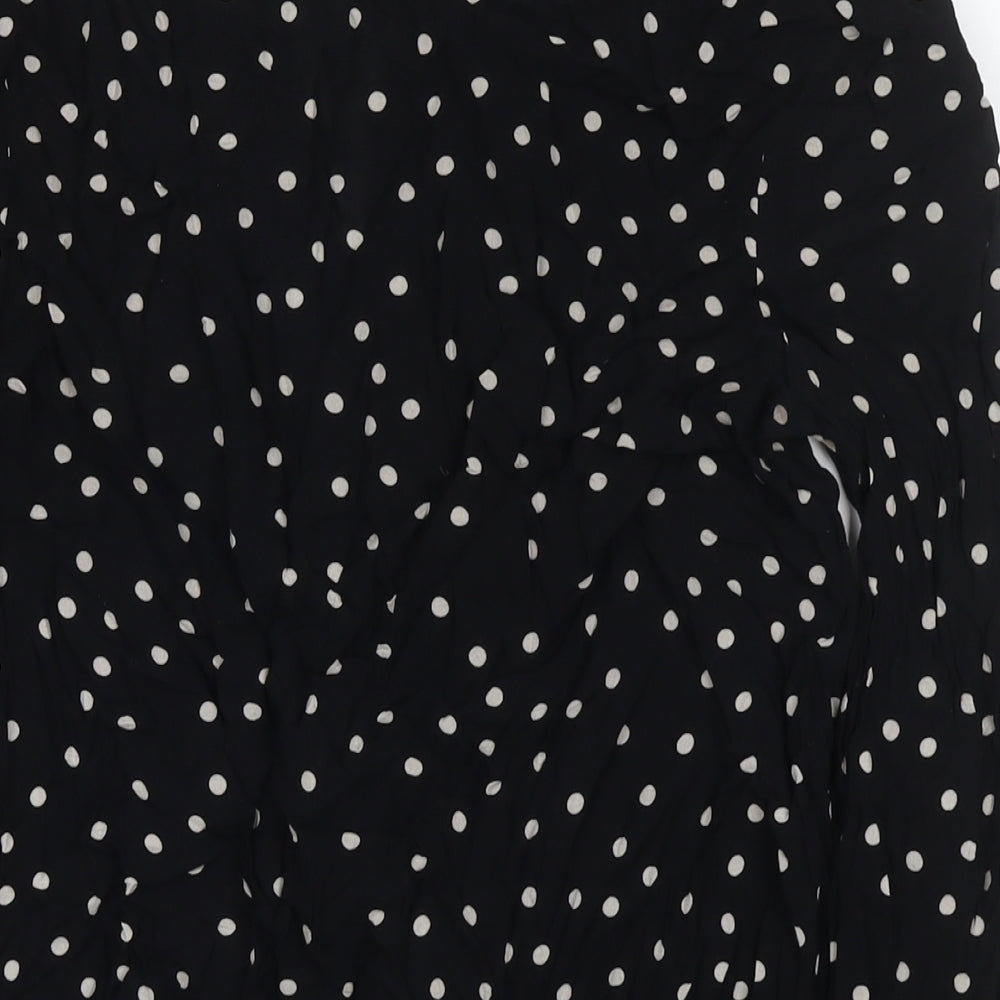 Womens UK Size 8 NEXT Black Basic Blouse