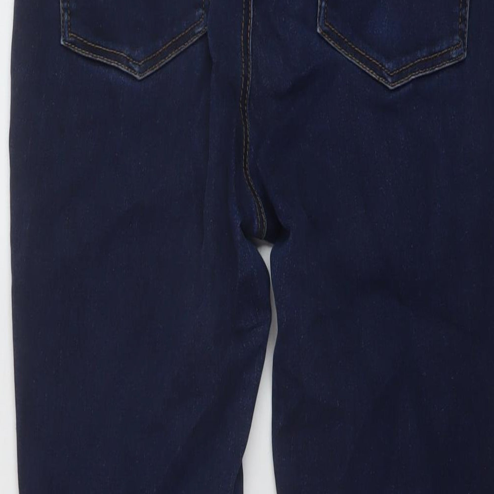 Womens UK Size 10 Warehouse Regular Fit Skinny Blue Jeans