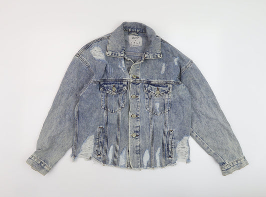 Womens UK Size 8 Denim & Co. Blue Jacket
