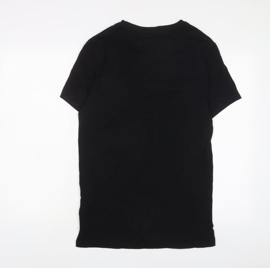 Mens UK Size L ASOS Black T-Shirt