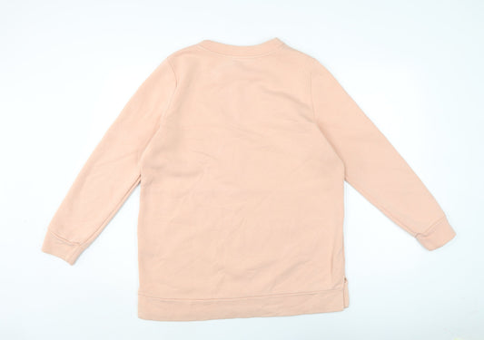 Womens UK Size M Marks and Spencer Orange Pullover Sweatshirt