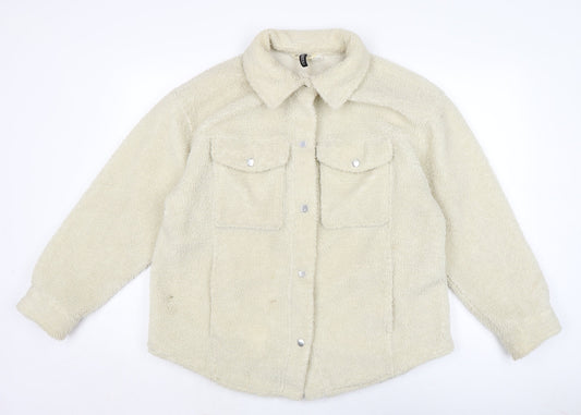 Womens UK Size L Divided Ivory Jacket