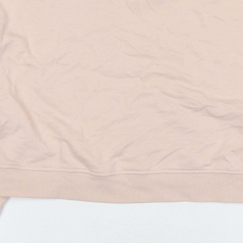 Womens UK Size S Divided by H&M Beige Pullover Sweatshirt