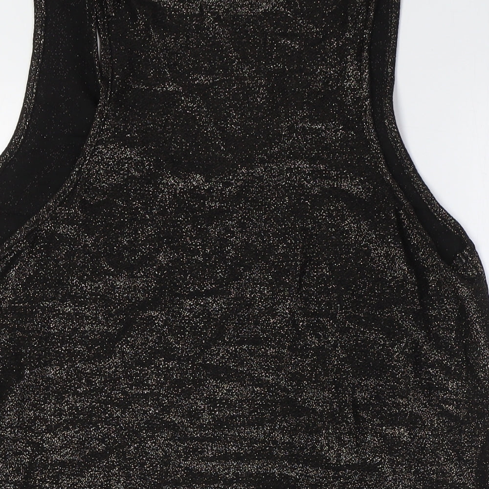 Womens UK Size 14 NEXT Black Basic Tank